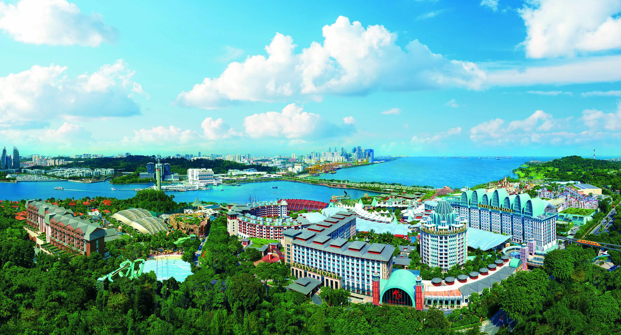 Resorts World Sentosa - Crockfords Tower Singapore Exteriör bild